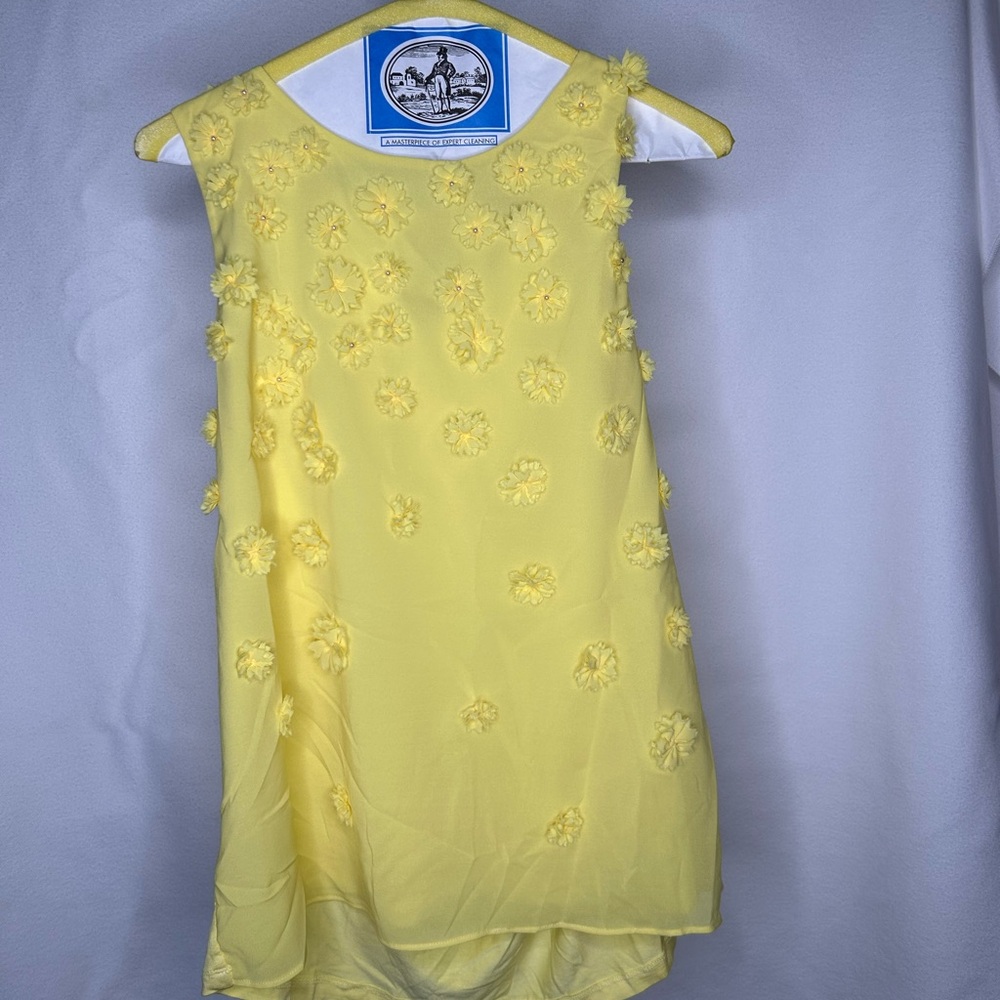 Ann Taylor Yellow Floral Blouse